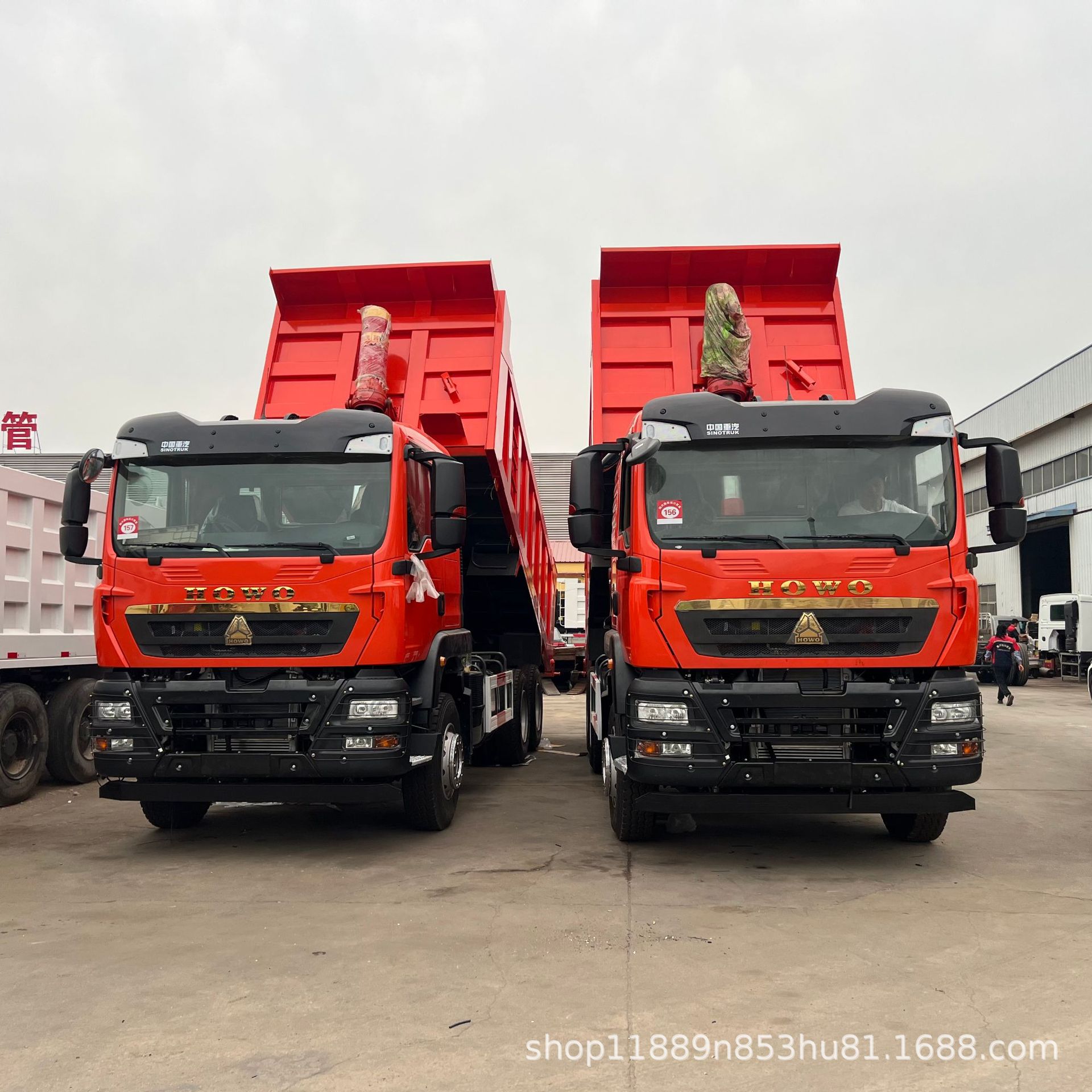 Export Heavy-Duty Howo 400 Horsepower Dump Truck, Howo Tx Brand New Dump Truck, Used Dump Truck, Stock Vehicle