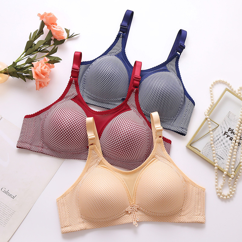 Прямые продажи без посредников, оригинальный бюстгальтер большого размера без стальных колец, тонкий, с анти-светом, регулируемый