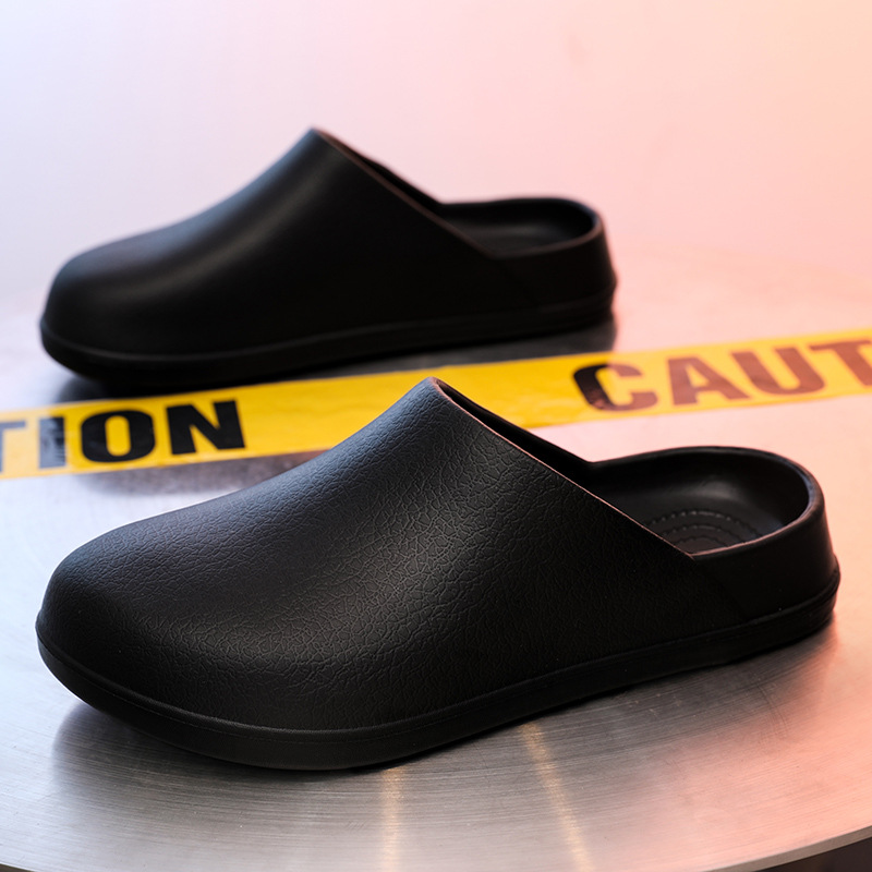 Летние новые мягкие тапочки Баотоу кросс-бодрящие большие размеры модные повседневные обувь нескользящие дезодорирующие рабочие сандалии