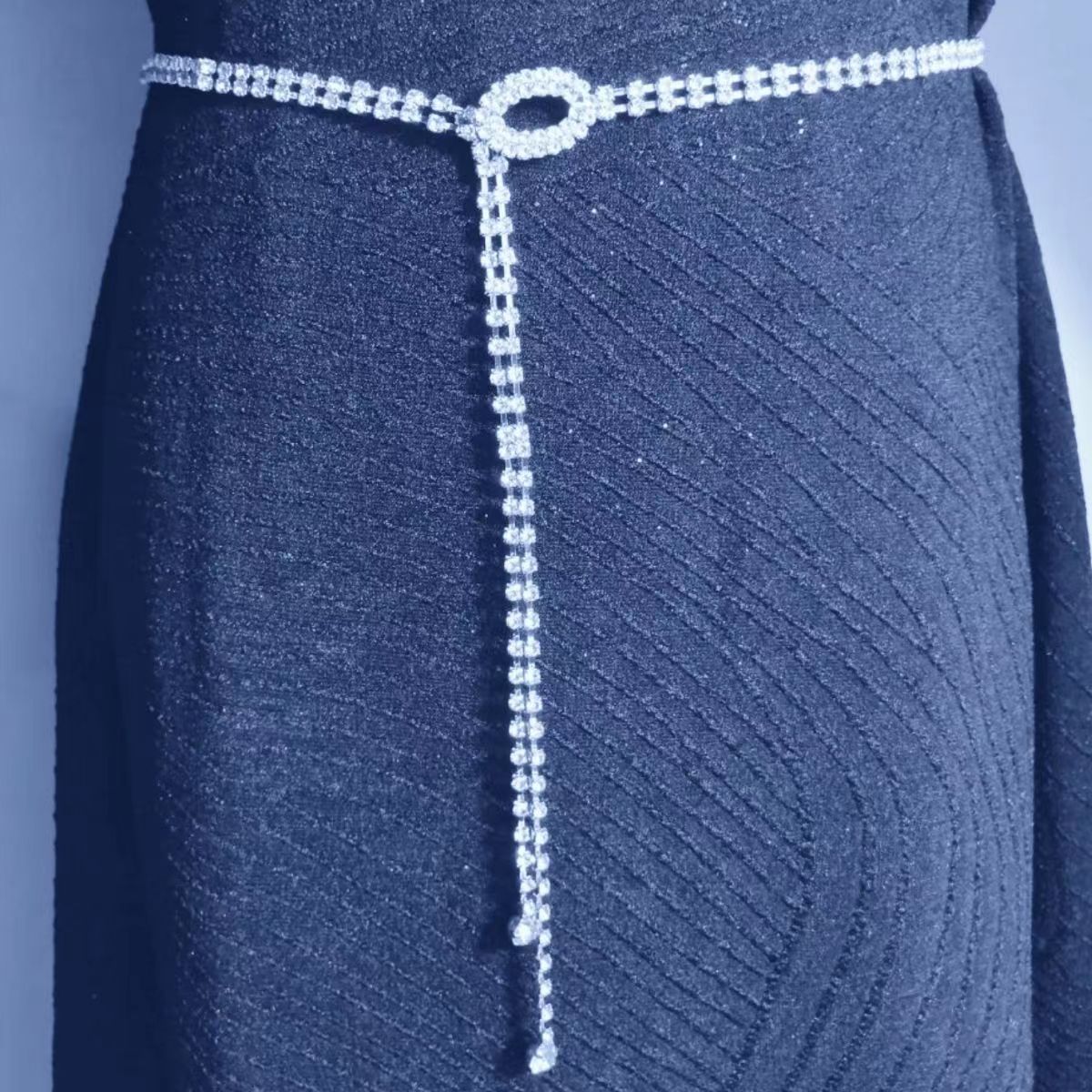 Women's rhinestone belt with diamond fashion all-Match full diamond diamond belt decoration with skirt jeans fashion