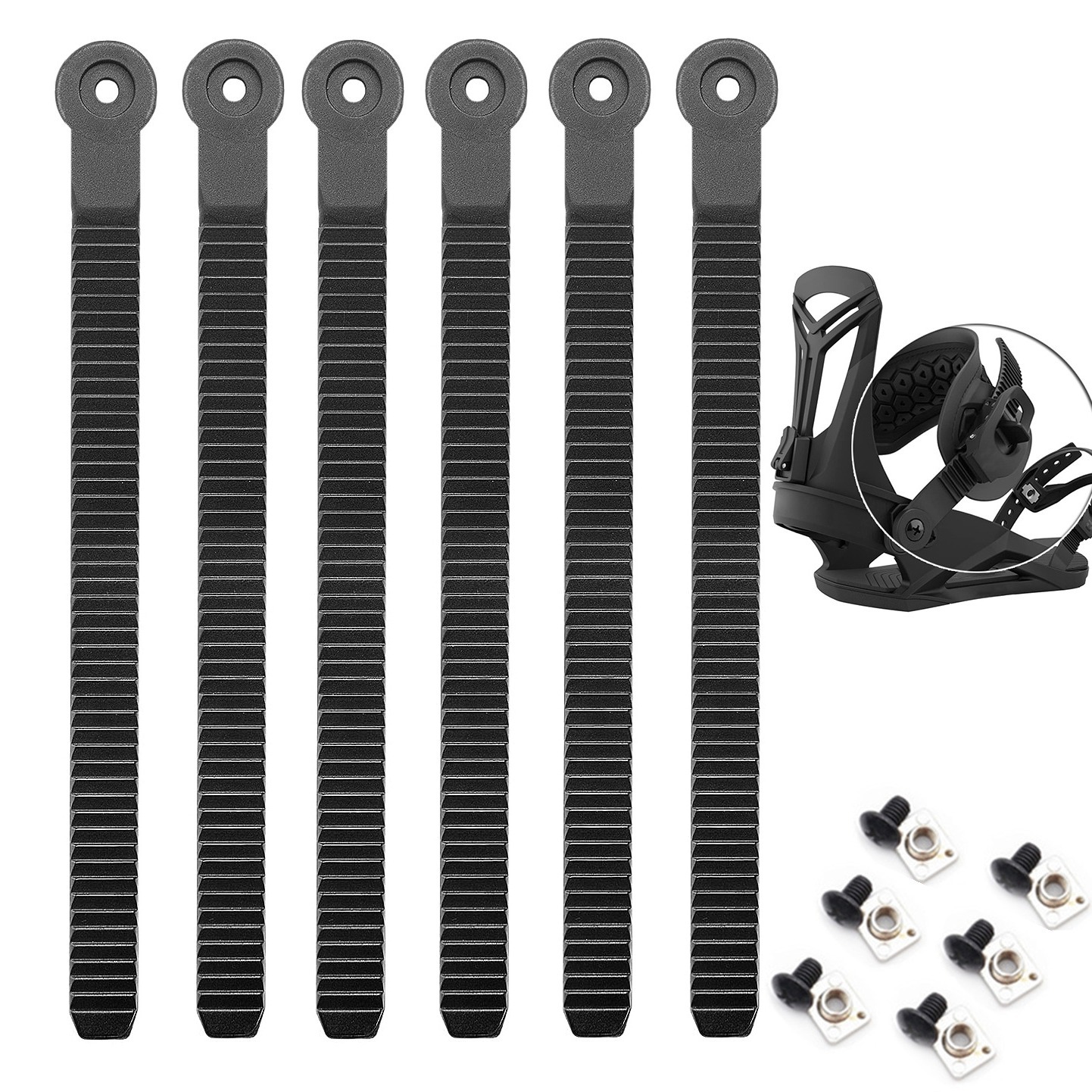 Фиксирующий ремень для сноуборда с заменой, для лыжных ботинок