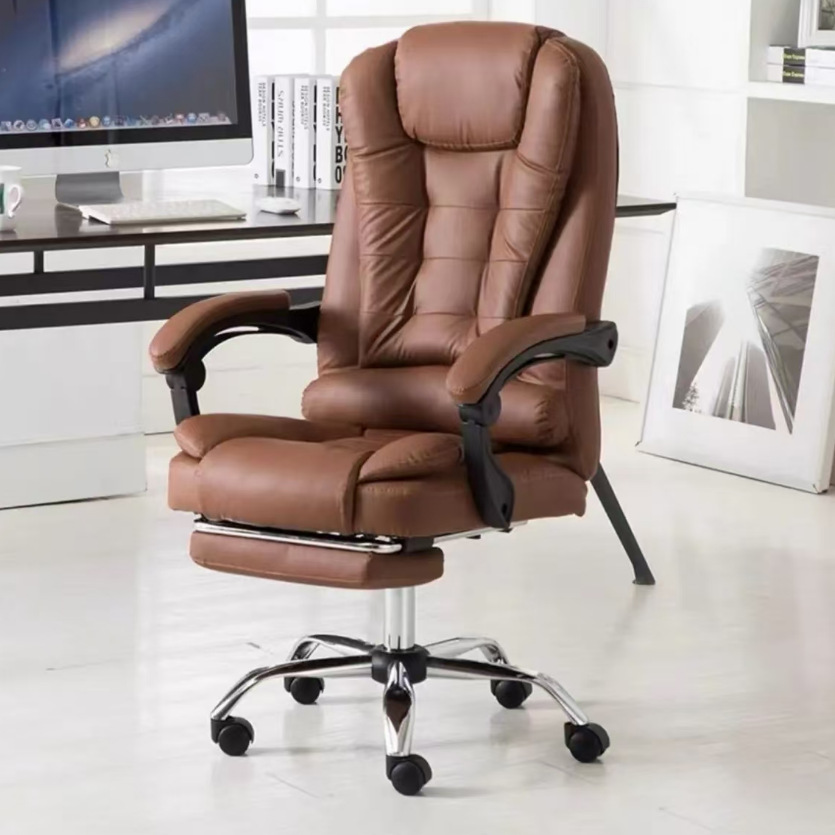 803 Ready-Made Office Chair, Comfortable Computer Chair, Home Lift Reclining Chair, Adjustable Office Lunch Break Swivel Chair