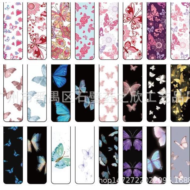 Factory wholesale do goods free design all kinds of style Magnetic folding bookmarks Amazon Star Planet bookmarks