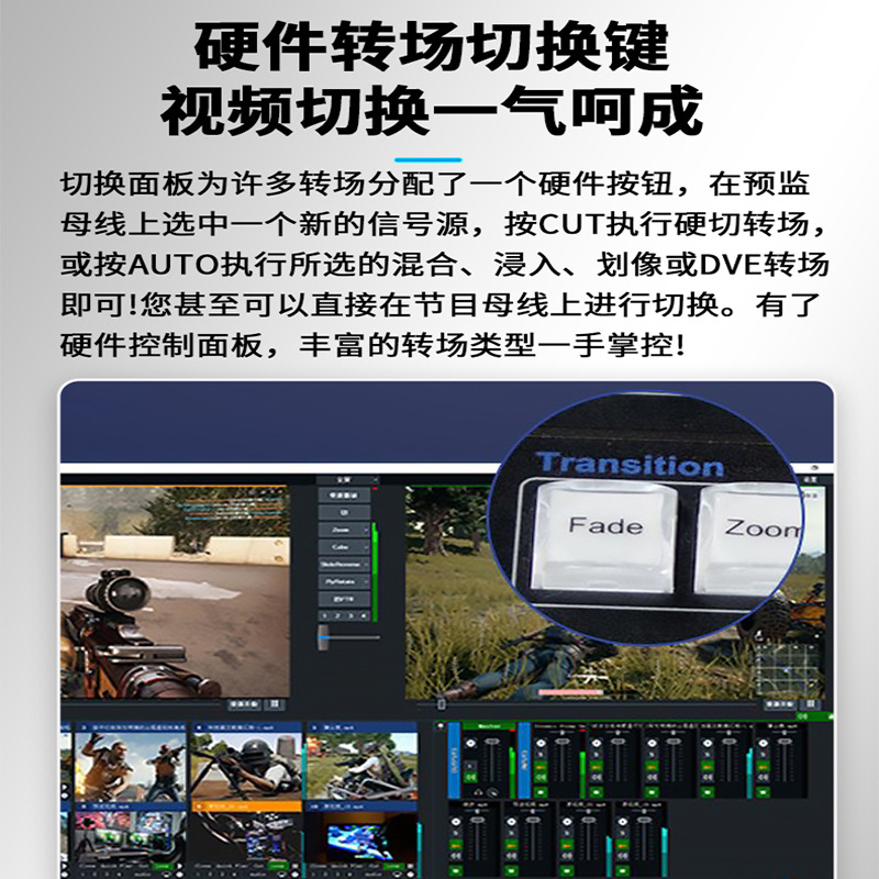 Sai Tianying 24-Channel Director Switch Keyboard Ptz Pan-Tilt Camera Control Joystick Multi-Position Control Panel