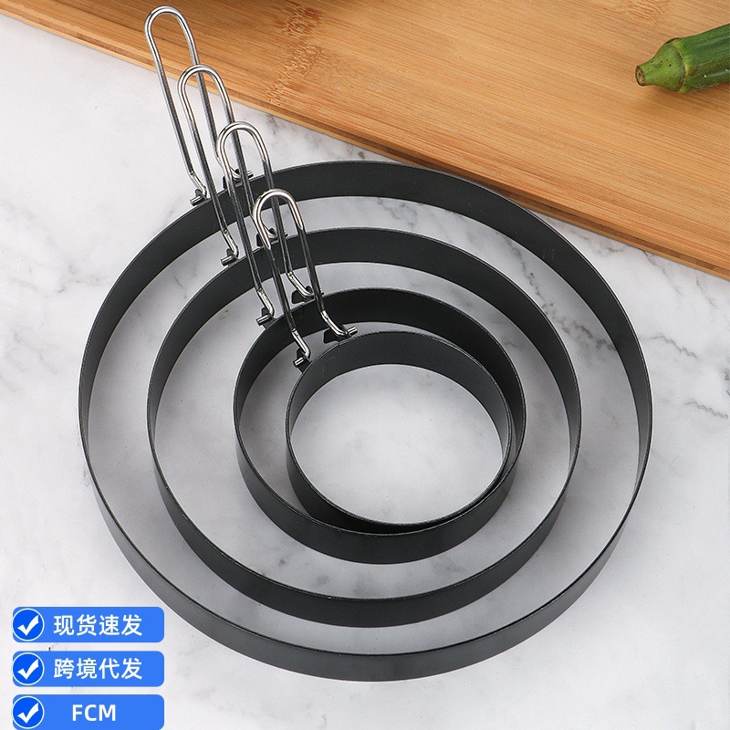 Форма для омлета из нержавеющей стали с силиконовой ручкой