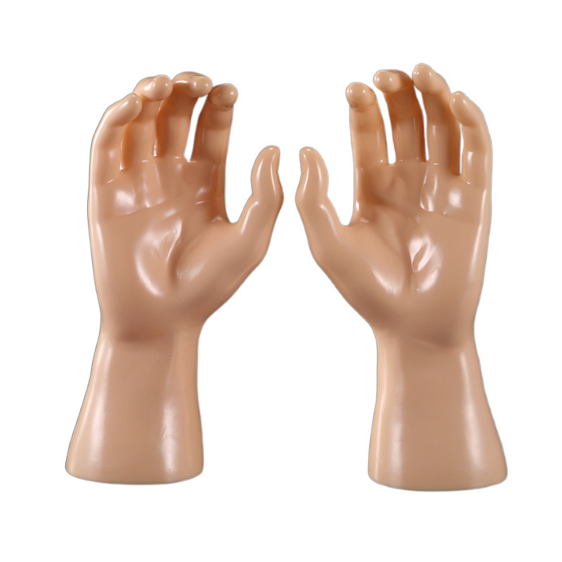 Simulated Male Hand Model Plastic Enlarged Male Hand Fist Left and Right Hand Ski Gloves Industrial Gloves Display Props