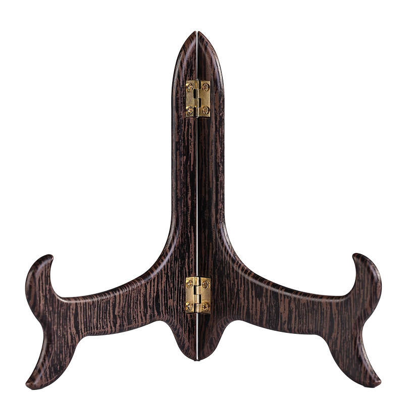 Imitation Solid Wood Tea Rack Yunnan Pu'Er Tea Rack Ceramic Plate Storage Rack Plastic Tea Cake Rack Kung Fu Tea Set