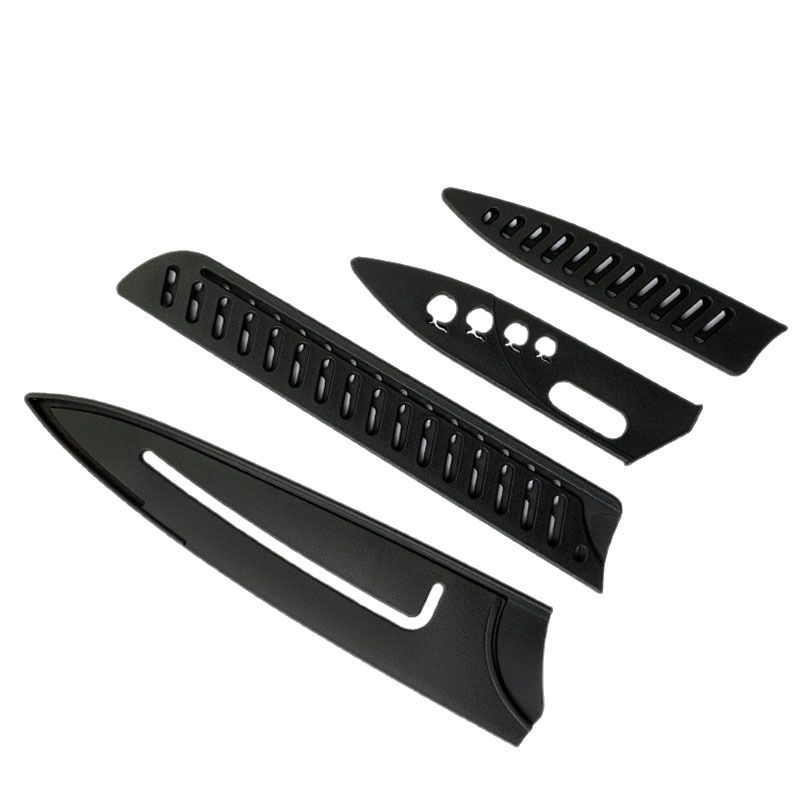 Factory in stock plastic chef knife set bread knife set fruit knife set