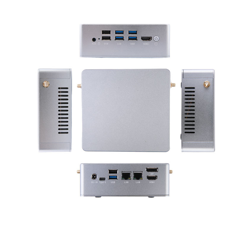 Factory Direct Sales Mini Computer Host Micro Minipc Living Room Office Home Htpc High-Definition Portable Small Computer