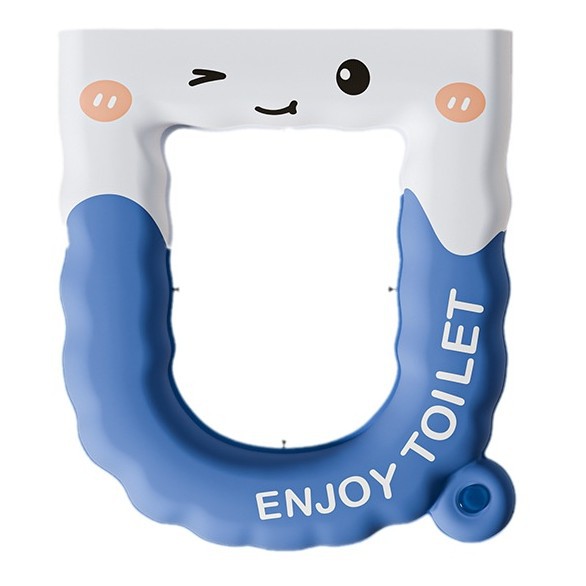 Cartoon Aromatherapy Handle Toilet Pad Waterproof Universal Adhesive Toilet Cover Toilet Pad Feeling Toilet Gasket