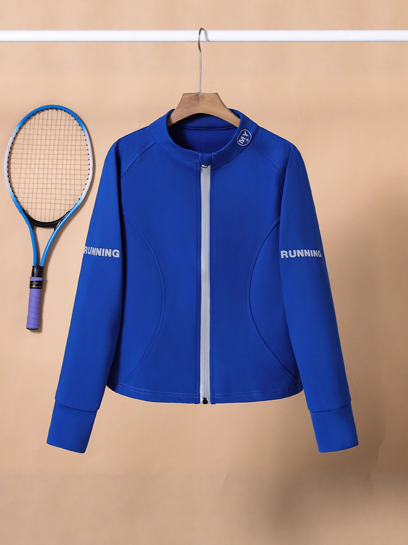 New Fleece-Lined Stand-Up Collar Cardigan with Luminous Zipper Jacket in 6 Colors