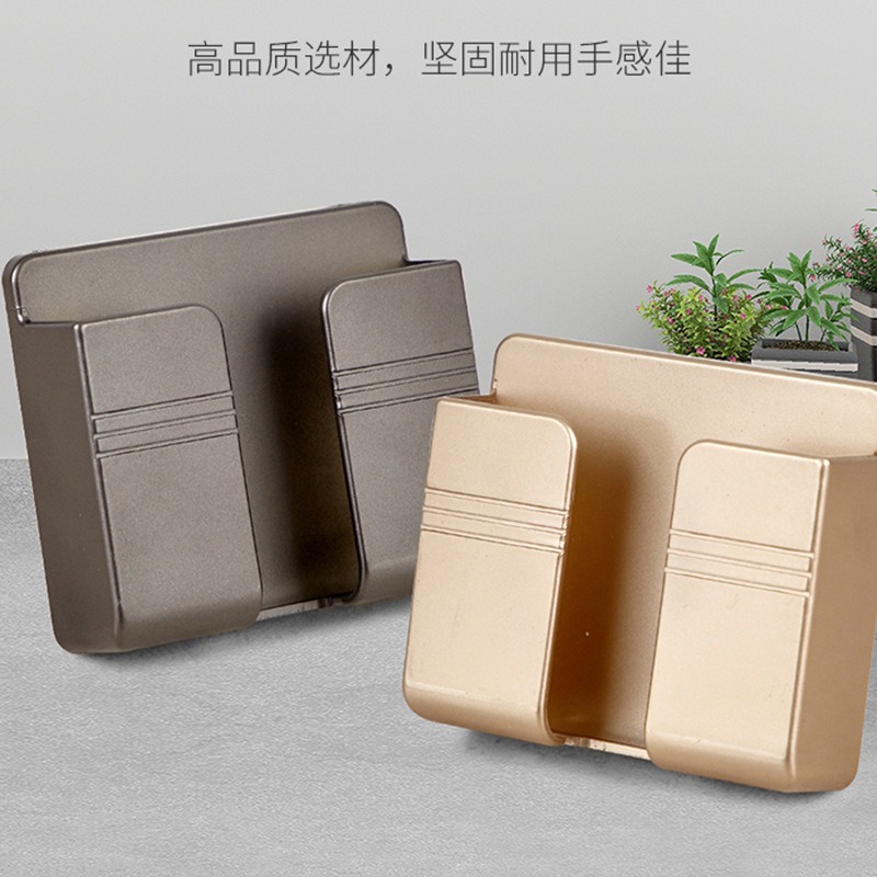 Multifunctional mobile phone charging bracket Wall fixed Apple Android Universal Creative stick hanging bedside lazy shelf