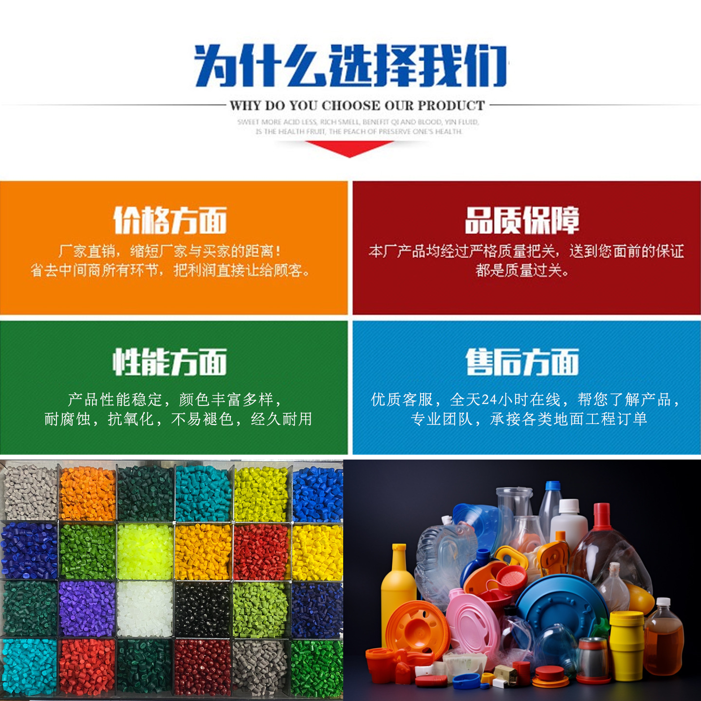 Manufacturer Customized Color Masterbatch in Various Colors for Injection Molding, Blown Film Extrusion, Pe Universal High-Concentration Color White and Black Masterbatch