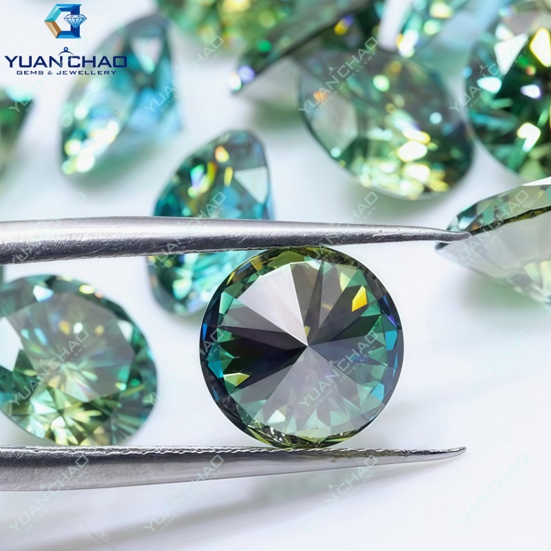 Оригинальный цвет моиссанит круглый 1-6 карат сердцевидной и стрелочной огранки свободный камень VVS чистота лабораторно вырощенный бриллиант