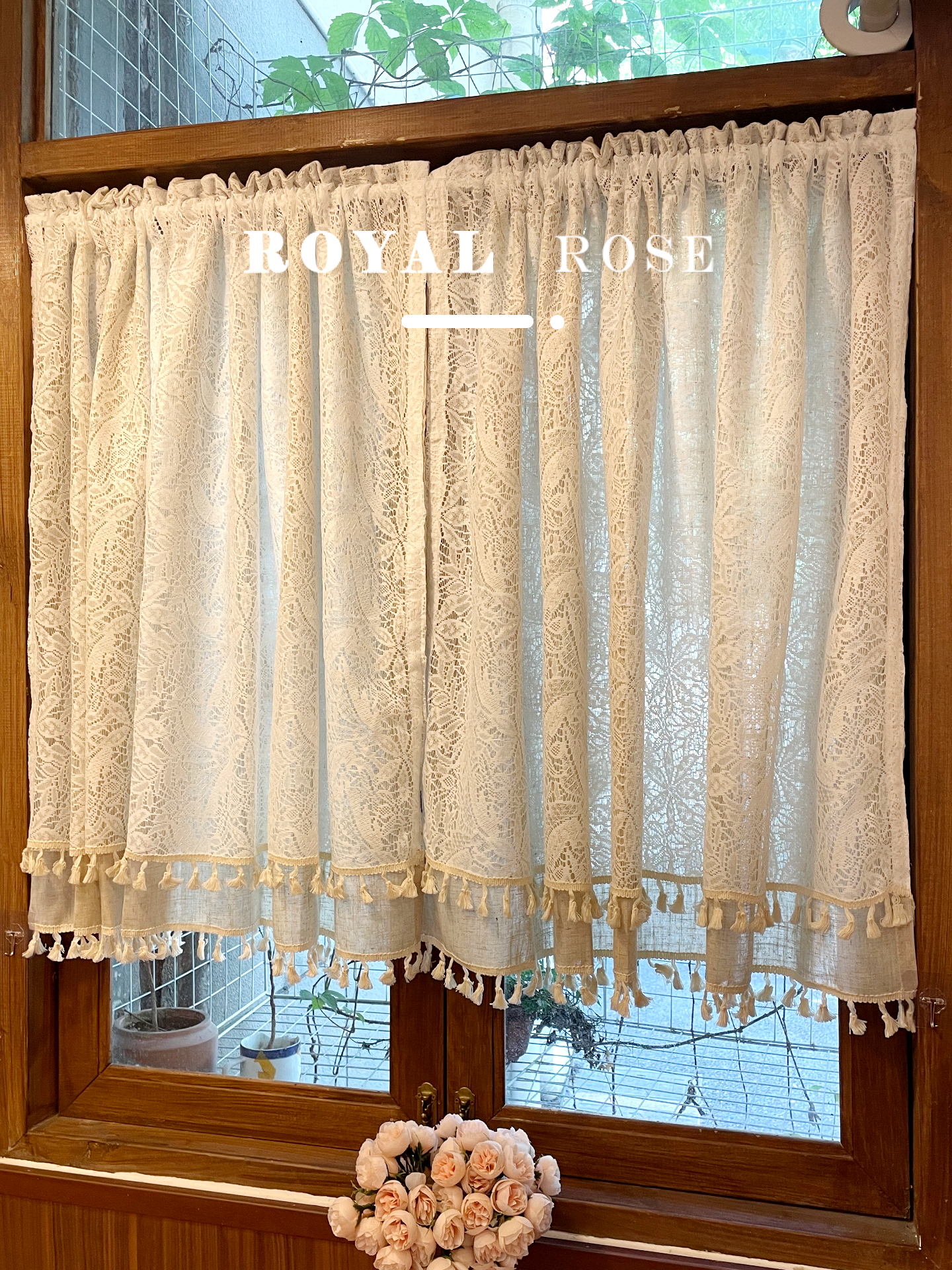 Шторы из хлопка и льна Dopamine, двойные, с кисточками, свежие, затемняющие, половинные шторы, дверная штора, экран для окон, для спальни, гостиной, кухни