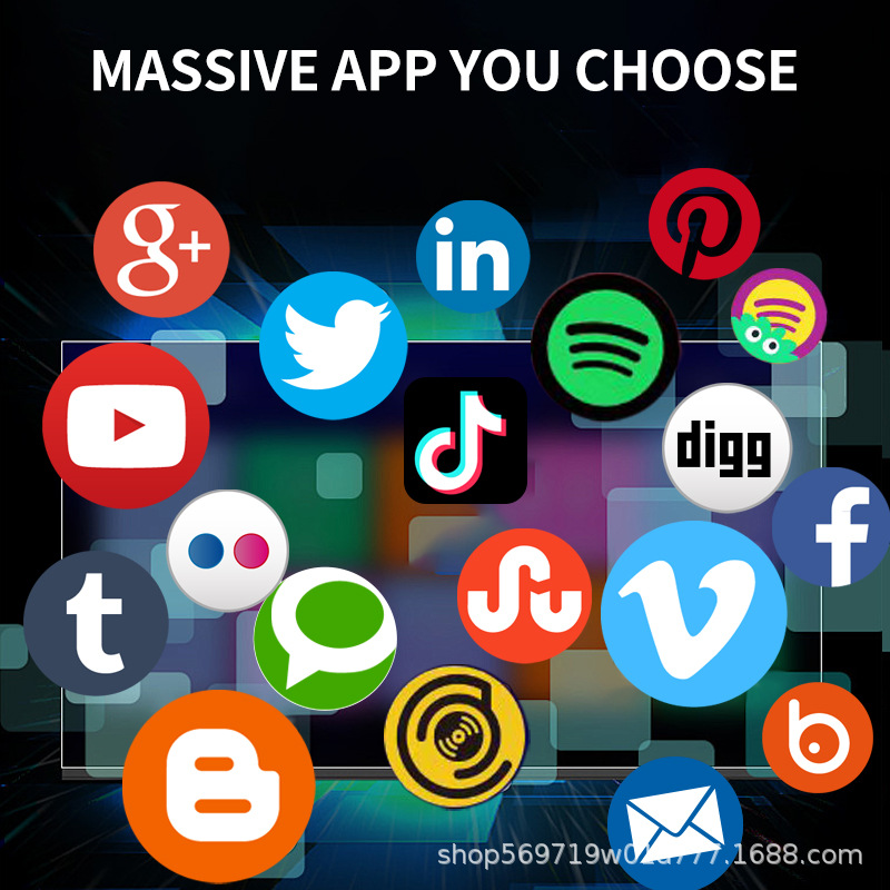 Cross-border monopoly new smart wifi wireless mp4 portable mp5 bluetooth mp3 music player