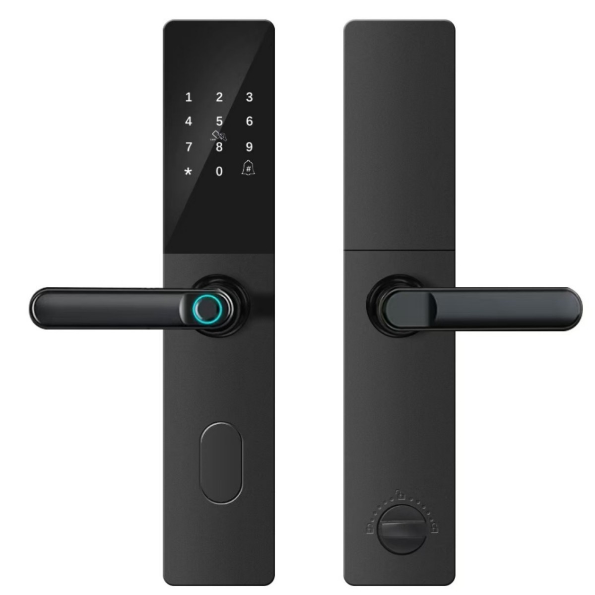 Fingerprint Seconds Open Smart Door Lock Entry Door Home Security Door Landlord Apartment Password Lock Electronic Lock Semi-automatic