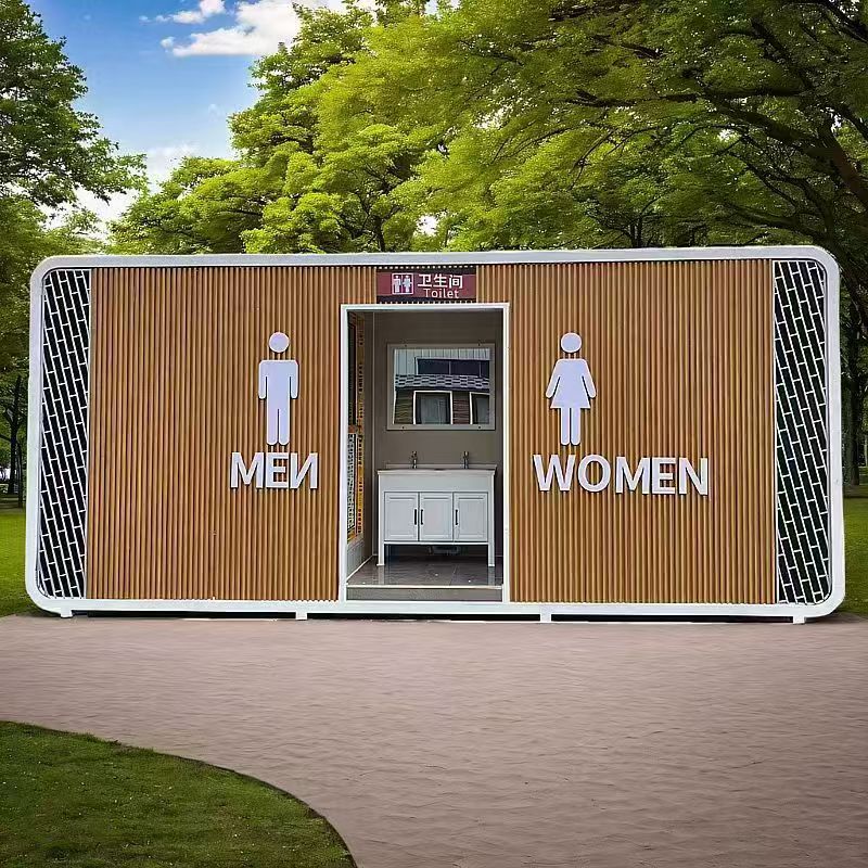 Mobile Toilet Bathroom Ecological Environmental Protection Convenient Lounge Outdoor Public Toilet Bathroom Outdoor Apple Warehouse