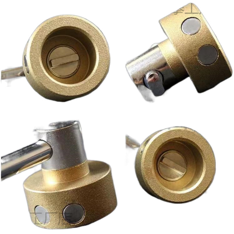 Valve Key Flat Magnetic Lock Valve Switch Heating Key Water Meter Front Wrench Water Valve Heating Universal