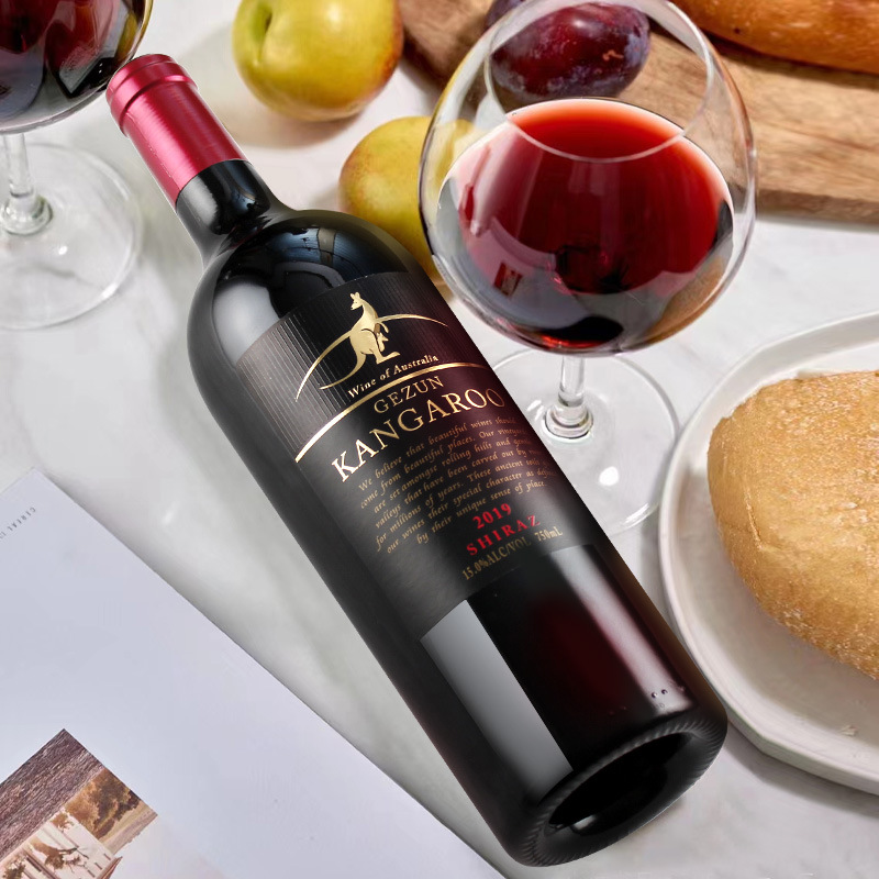Australian Original Bottle Imported Song Bottle Manor Wine Kangaroo Dry Red Wine 15 Degree Syrah Red Wine