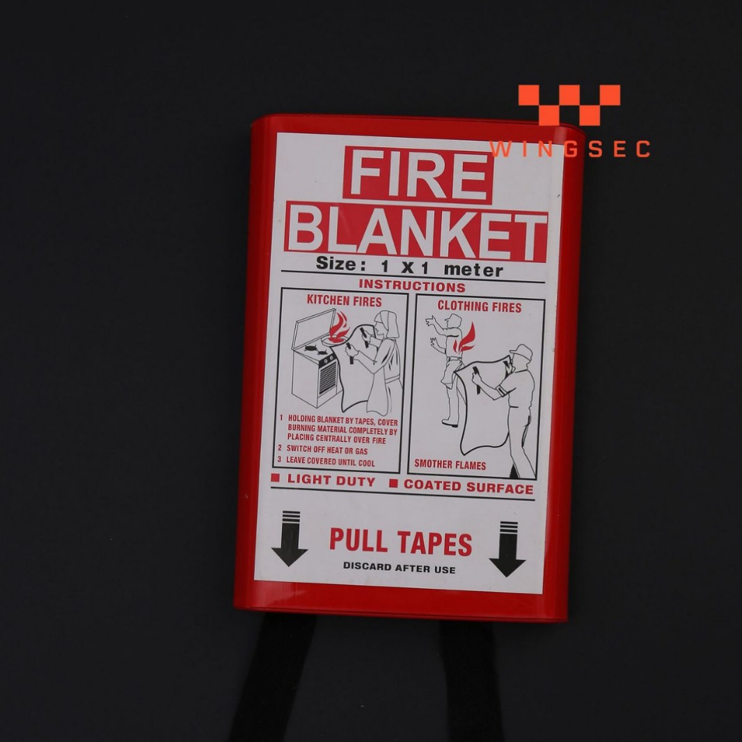 National Standard Fire Blanket Fire Blanket Kitchen Fire Retardant Silicone Coated Fire Blanket