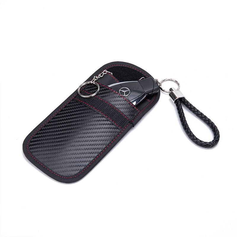 Car key signal shielding bag anti-theft key bag RFID electromagnetic shielding key bag anti-Credit card degaussing