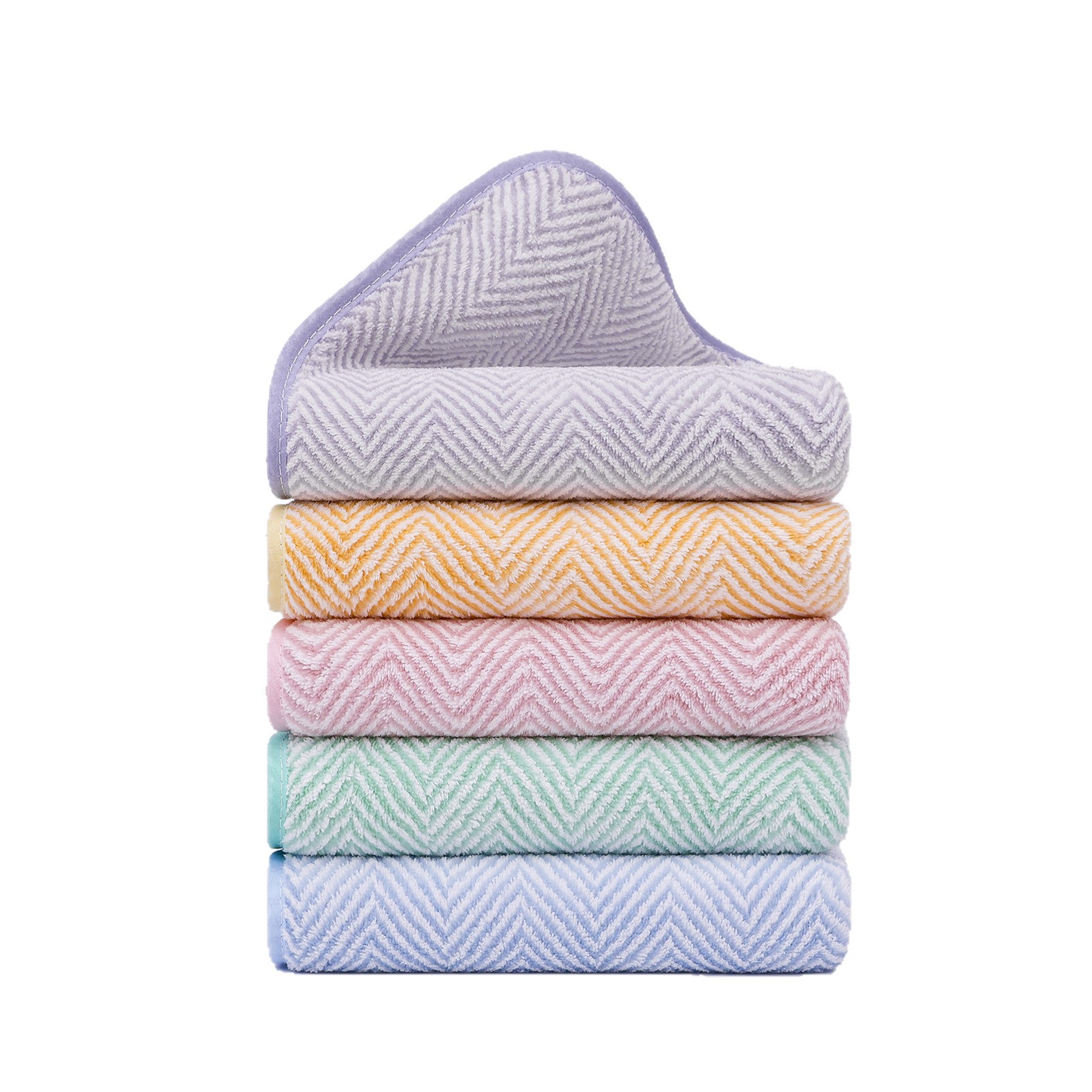 Mufando Coral Velvet Bath Towel Three-Piece Gift Box Company Event Custom Logo Towel Gift Set Souvenir