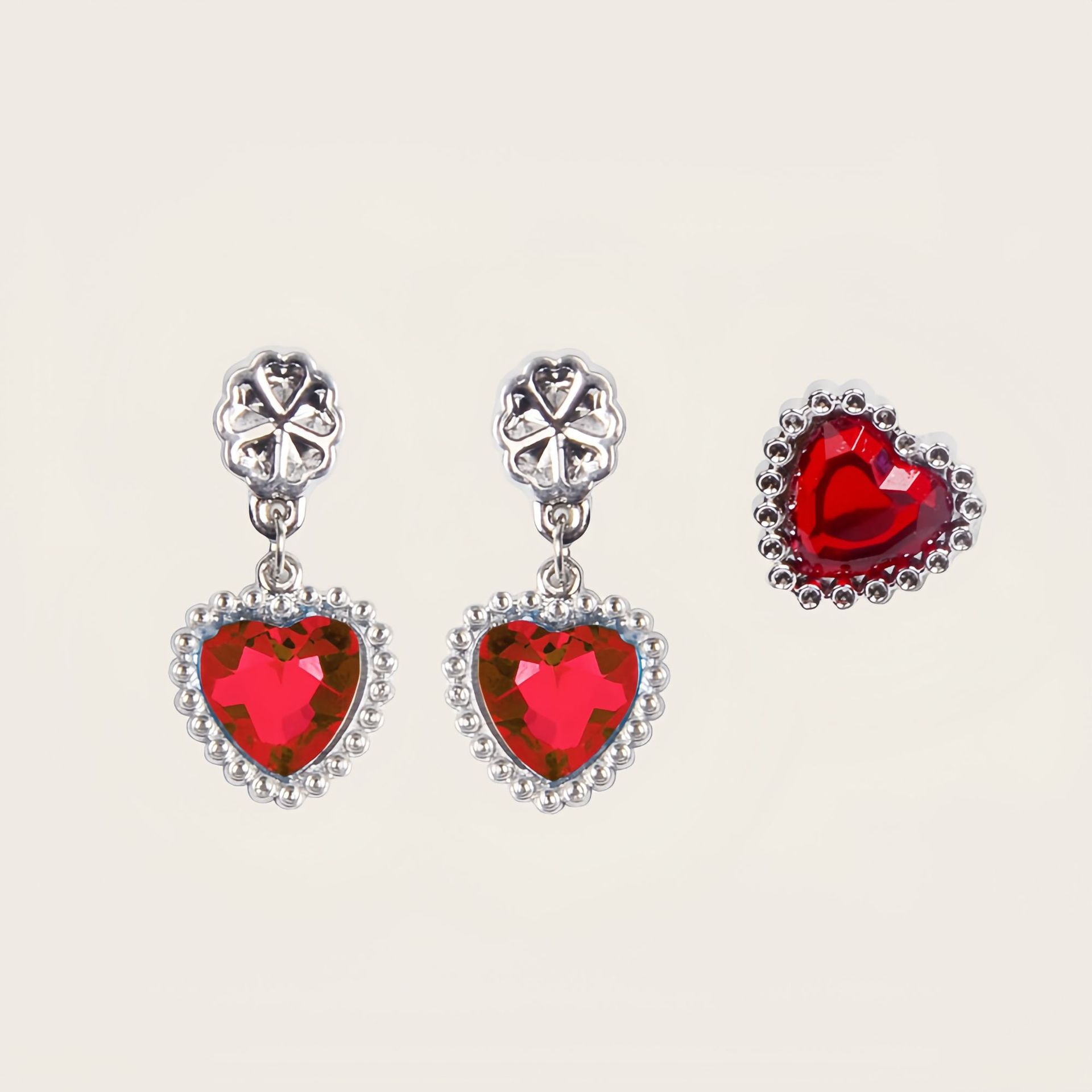 Frozen Kidsren's Ring Kidsren's Ear Clip Girls Kidsren's Earrings Kidsren's Earrings Painless Clip Kidsren's Accessories