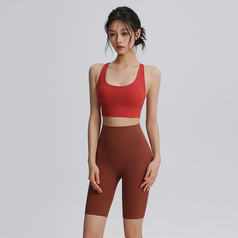 Women's Sports Shorts Outdoor Peach Butt Fitness High-Waisted Tummy Control Yoga Shorts Running Pilates