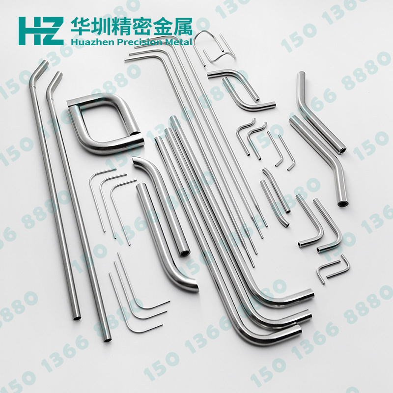 316L304 Stainless Steel Capillary Bending Processing Non-Standard Precision Bending Parts Trachea Nozzle Tube Medical Accessories