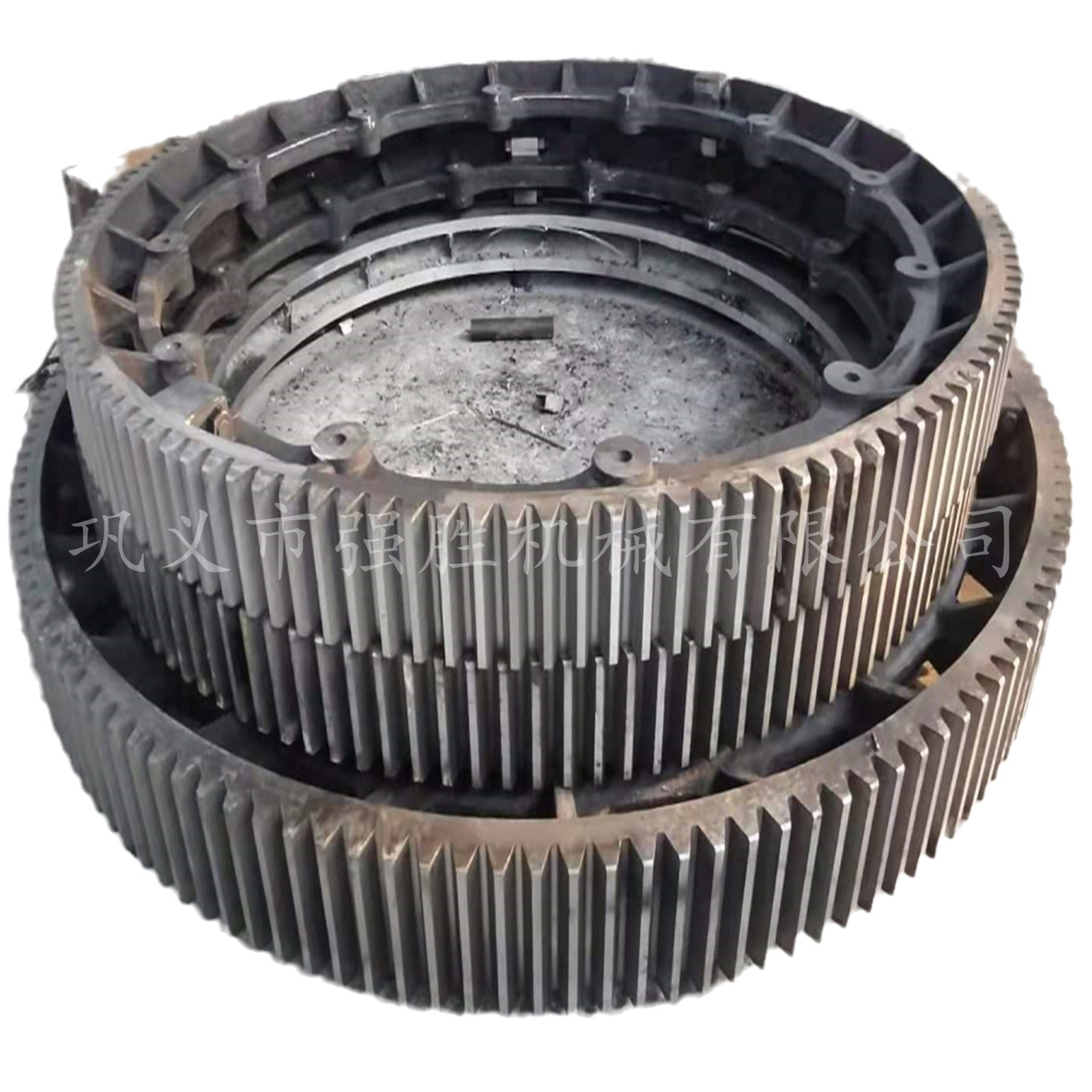 Factory Direct Supply of Rotary Kiln Gear Ring Support Wheel and Guide Wheel. Qiangsheng Has Been Producing a Variety of Rotary Kiln Accessories for Many Years