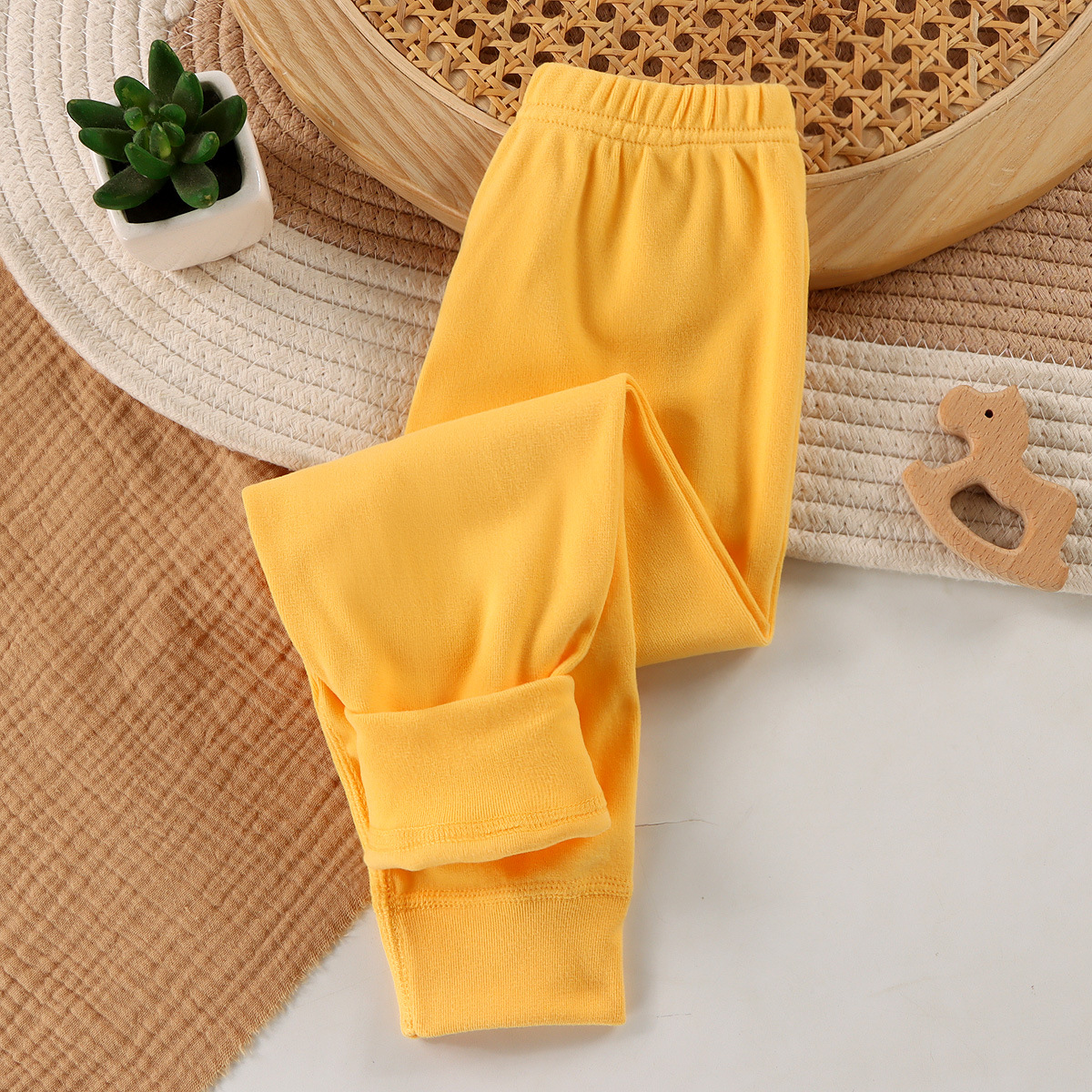 Children's Velvet Single-Piece Pants New Leggings Autumn Pants Casual Boys and Girls Autumn and Winter Pajamas Wholesale