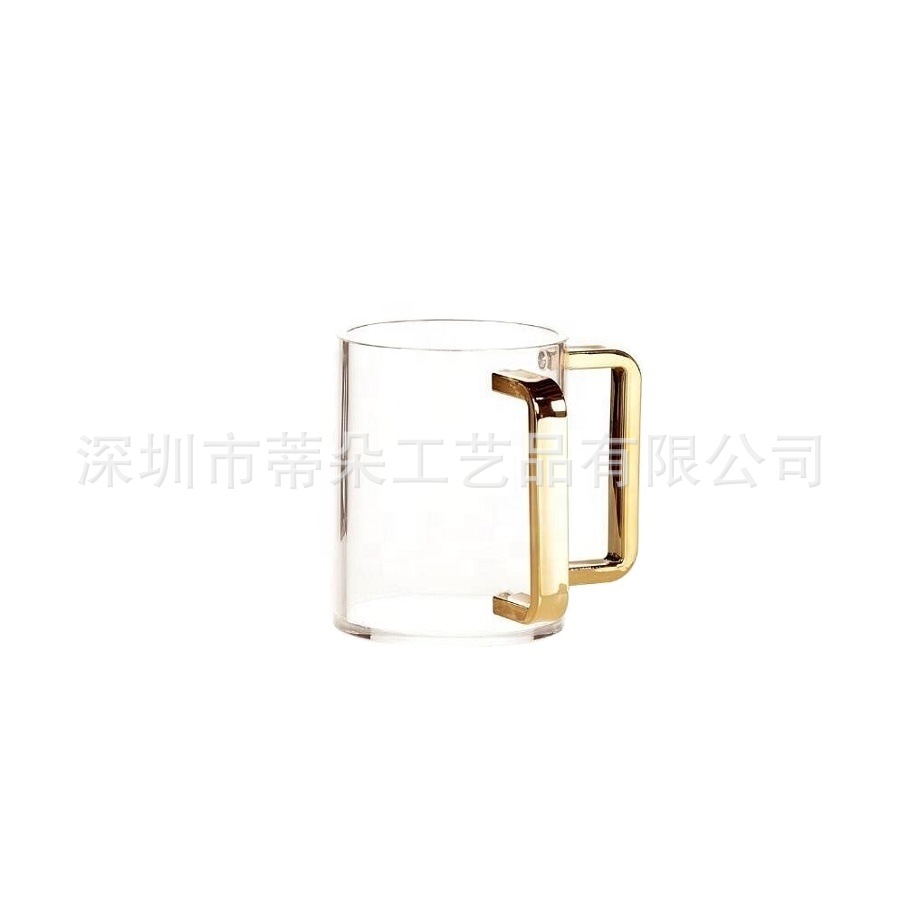Golden Handle Jewish Cup Golden Handle Hand-washing Cup Golden Handle Hand-cleaning Cup Jewish Day Gift-giving Cup