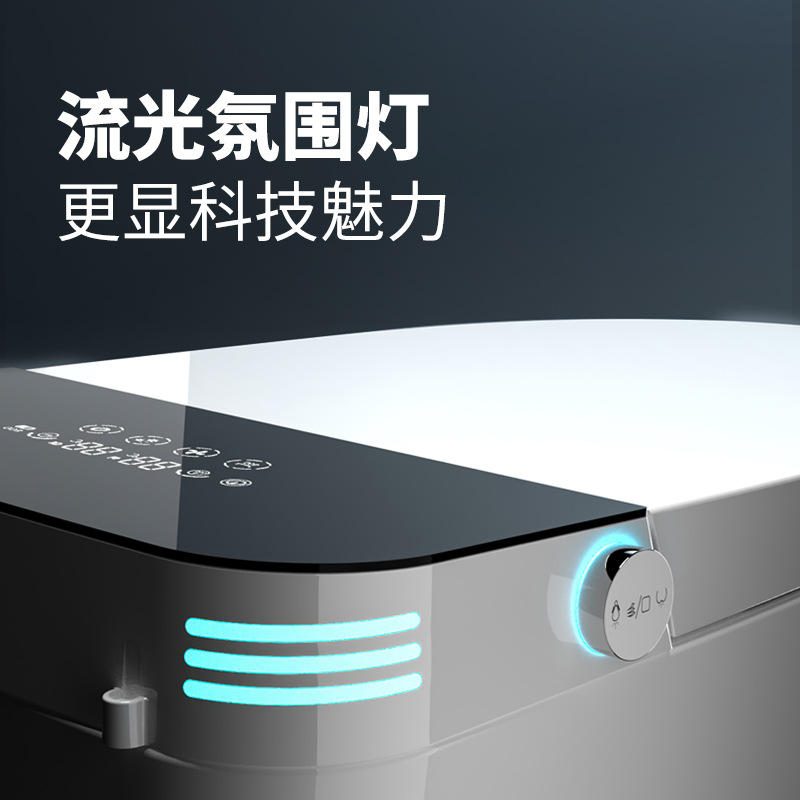 High-End Smart Toilet for Home Use, Fully Automatic Bidet, Integrated Siphon-Type Toilet, Engineering Model Wholesale