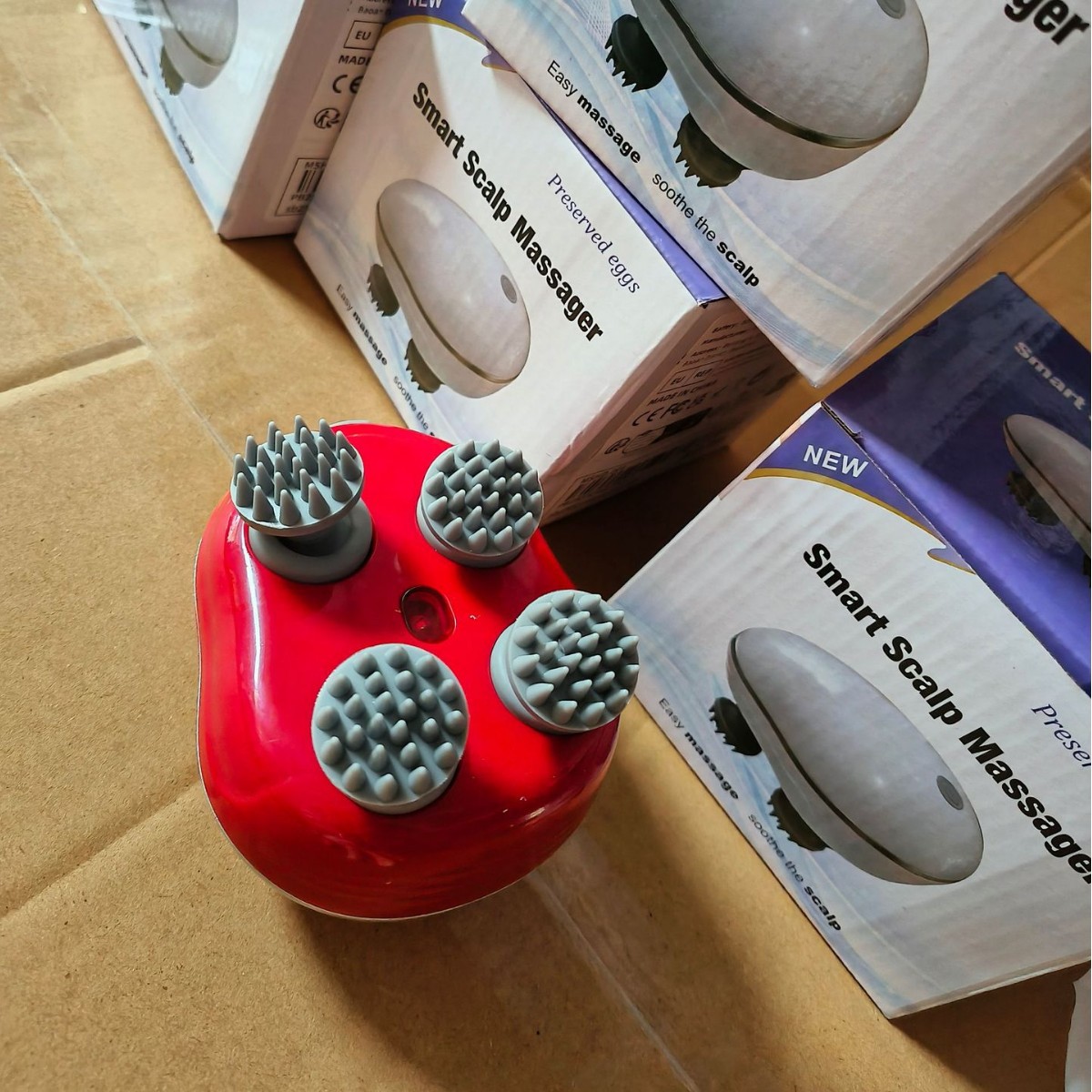 Cross-border head massager electric kneading vibration massager scalp massage dragon claw hand scalp kneading massage machine