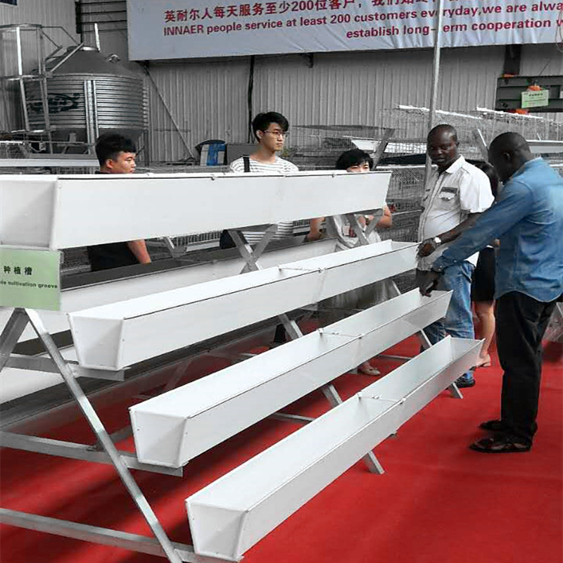 Pvc Strawberry Stereo Planting Trough A-Shaped Elevated Soilless Cultivation Trough Seedling Hydroponic Trough Strawberry Planting Trough Frame