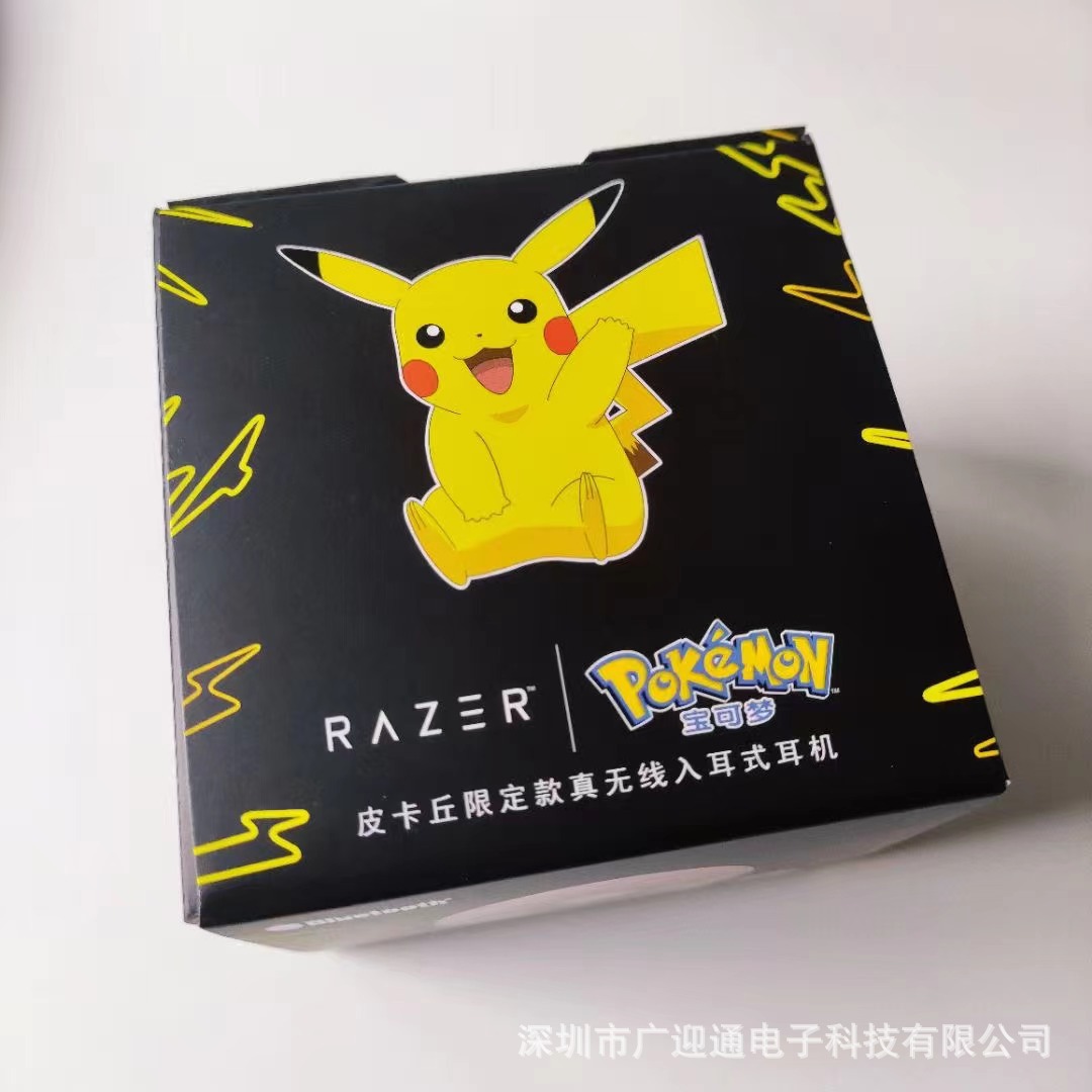 Наушники Pokémon Pikachu True Wireless Bluetooth Elf Ball для мальчиков и девочек, подарок на праздник, мультяшные вкладыши TWS Mai