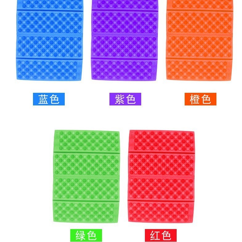 Moisture-Proof Cushion Xpe Park Cushion Hiking Foldableable Portable Honeycomb Cushion Egg Trough Foam Floor Mat