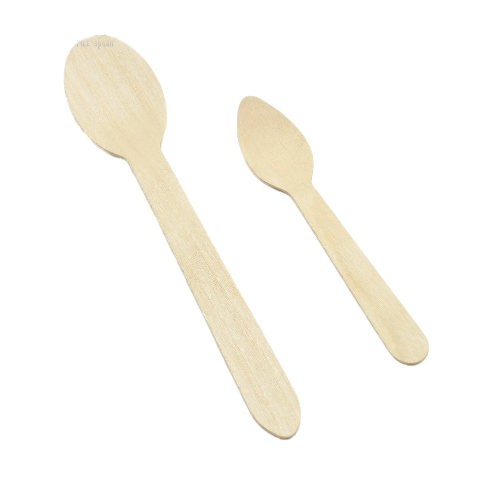 Birch 160 Degradable Disposable Knife and Fork Spoon Disposable Tableware Knife and Fork Spoon Wooden Picnic Western Food Knife and Fork Spoon