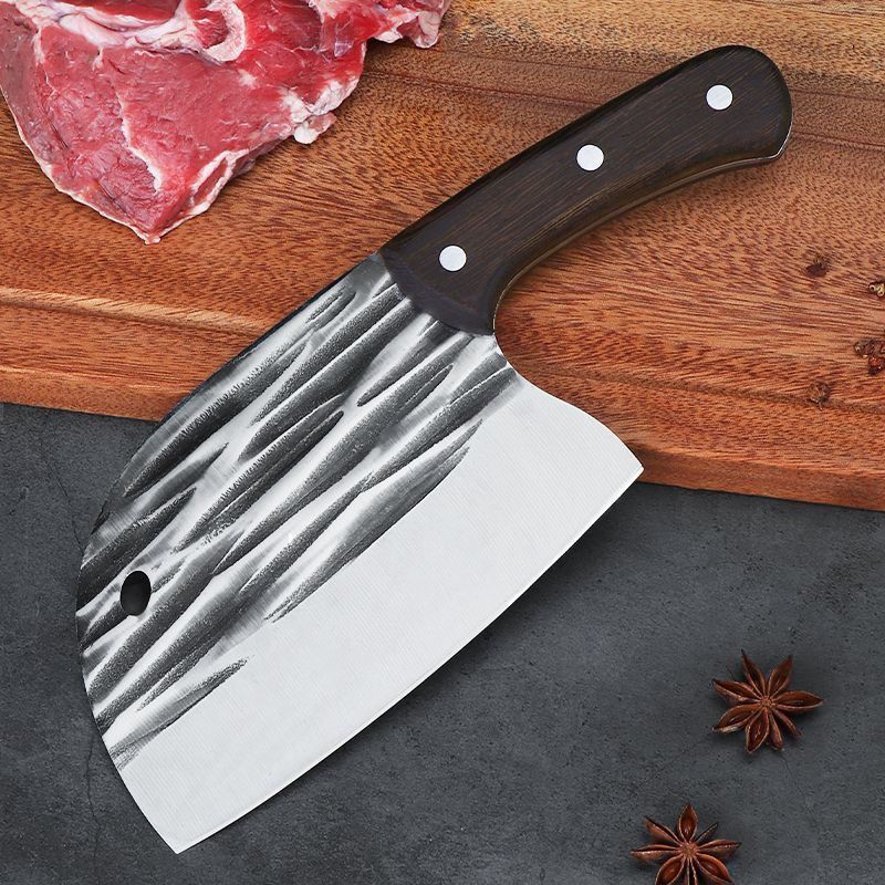 Kitchen Knife for Home Use, Sharp, No Sharpening Needed, Hand-Forged, Lightweight, Women's Slicing Knife for Cutting Vegetables, Meat, and Fruits, Dormitory Knife