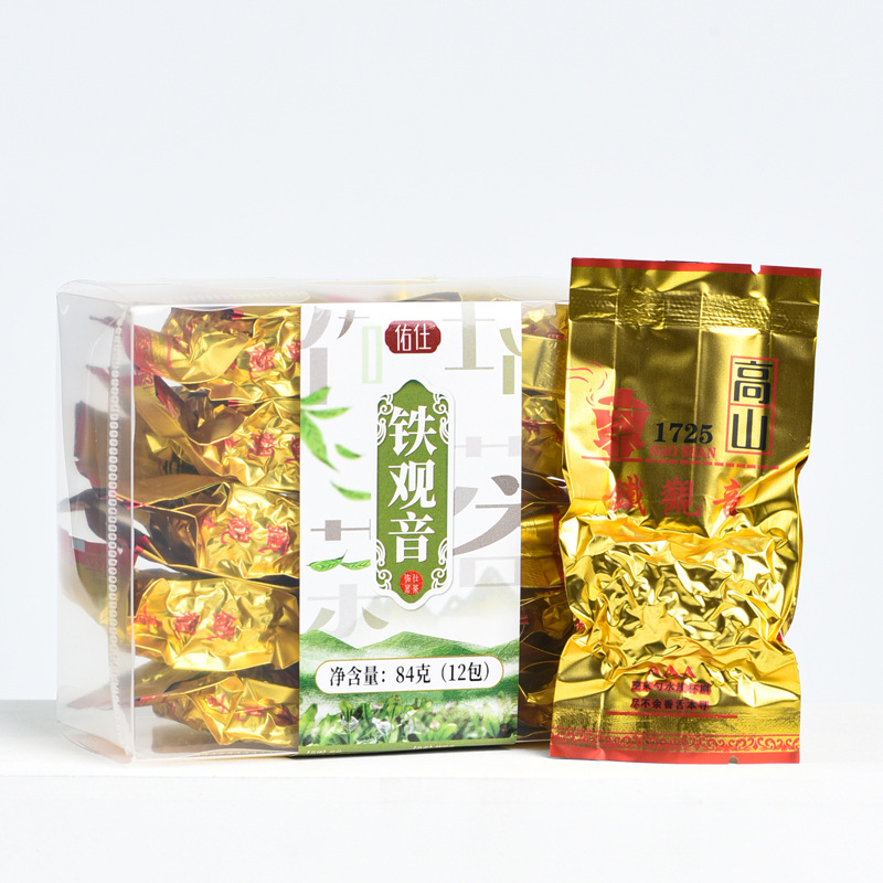 Supermarket Wholesale Boxed Small Bags Tea Hotel Independent Packaging Bag Tieguanyin Green Red Jasmine Black Tea Bulk