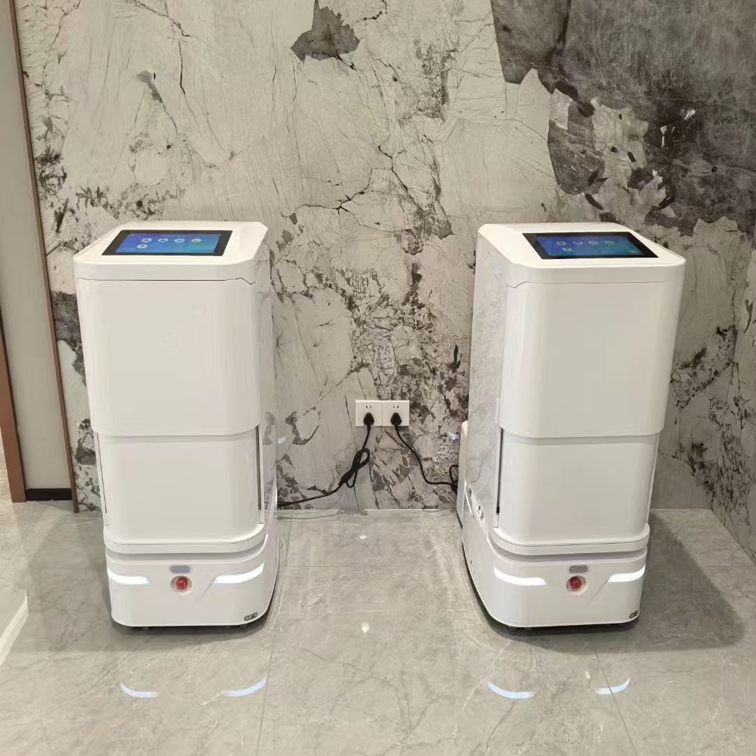 Yunji Hotel Delivery Robot Gege Hotel Front Desk Office Building Intelligent Food Delivery and Water Delivery Service Robot