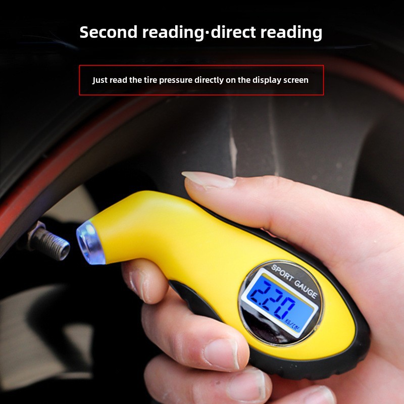 High-precision electronic digital display tire pressure monitoring gauge automobile tire pressure gauge automobile tire pressure gauge tire pressure gauge monitor