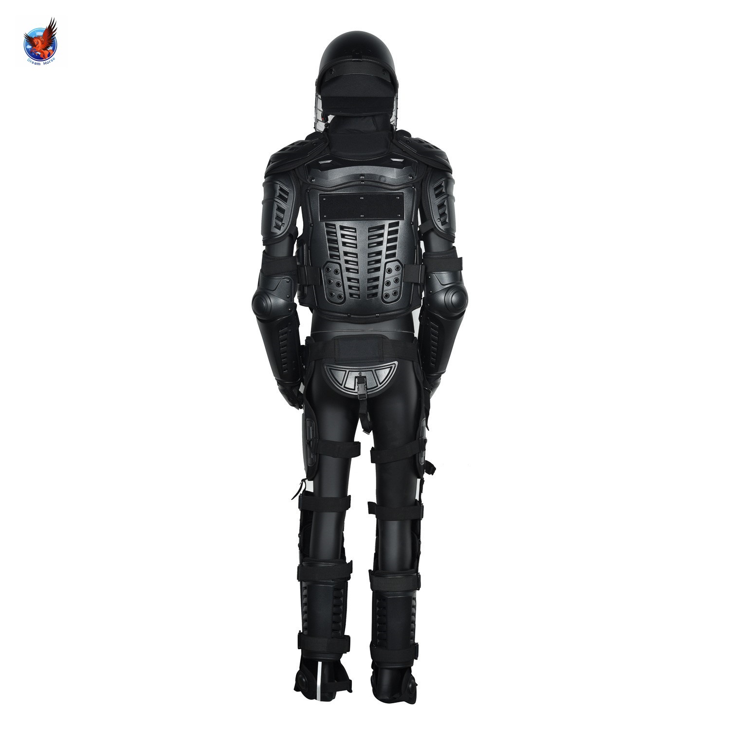 Black Anti-Hit and Flame-Retardant Protective Clothing Produced by Mengma, Riot Control Suit, Law Enforcement Duty Suit, Anti-Terrorism, Anti-Riot, and Explosion-Proof