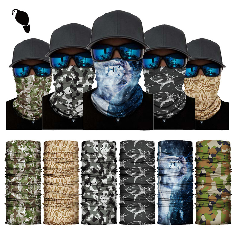 Pattern Series Spot Magic Headscarf Multifunctional Seamless Headscarf Cross-Border Printed Neck Scarf Mask Outdoor Cycling