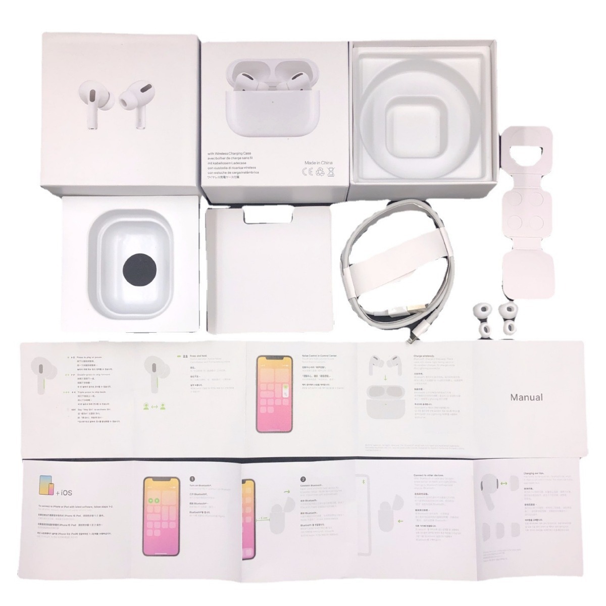 Suitable for neutral apple earphone packaging two generation three four generation five generation six generation packaging full set of heaven and earth box packaging