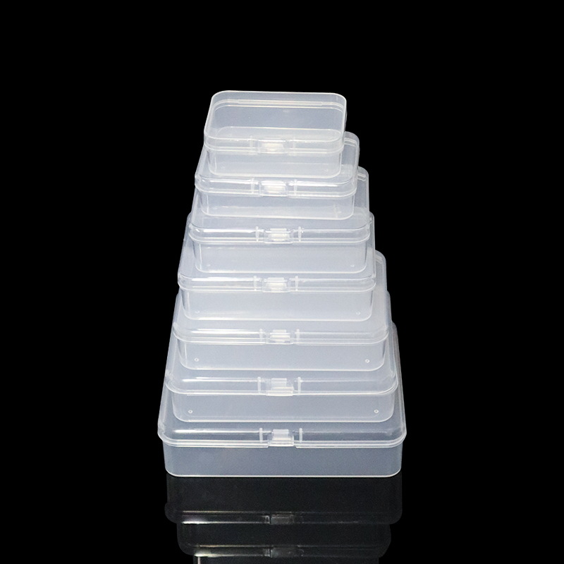 universal PP packing box small box storage box transparent plastic box Goka small product stationery packing box