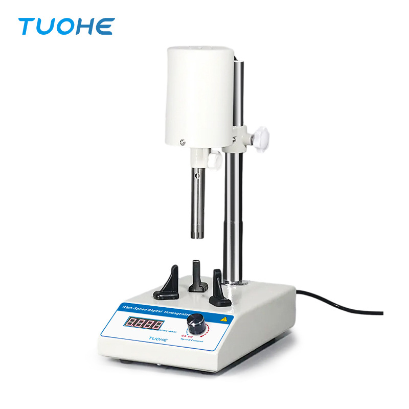 Tuohe Fsh Series Laboratory Digital Display Homogenizer Cosmetic Cream High Speed Shear Dispersing Homogenizing Emulsifying Machine