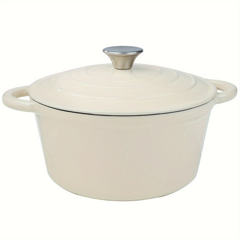 2026 New Cross-Border Dropshipping 4.5-Quart Enamel Cast Iron Dutch Oven with Lid Pre-Cross-Border