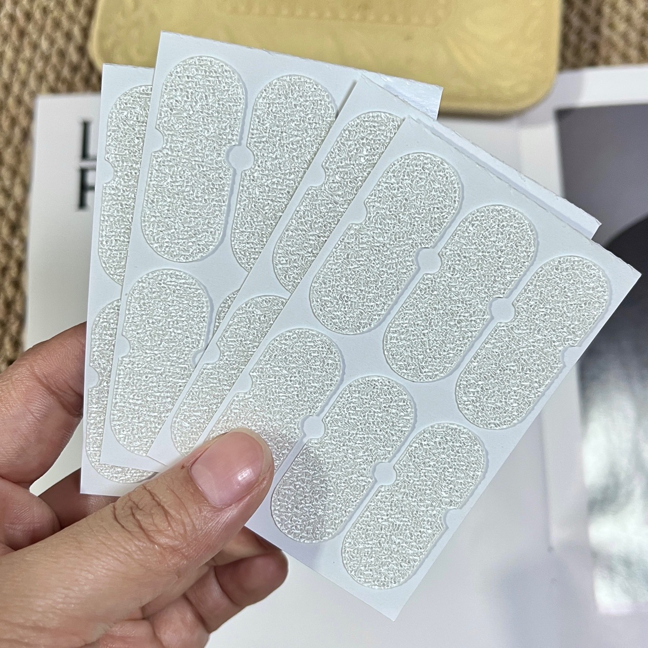 New High-Transparency Frosted Dotted Notch Style Ear Stickers with Adhesive Backing for Ear Protection, Widely Available with Good Support